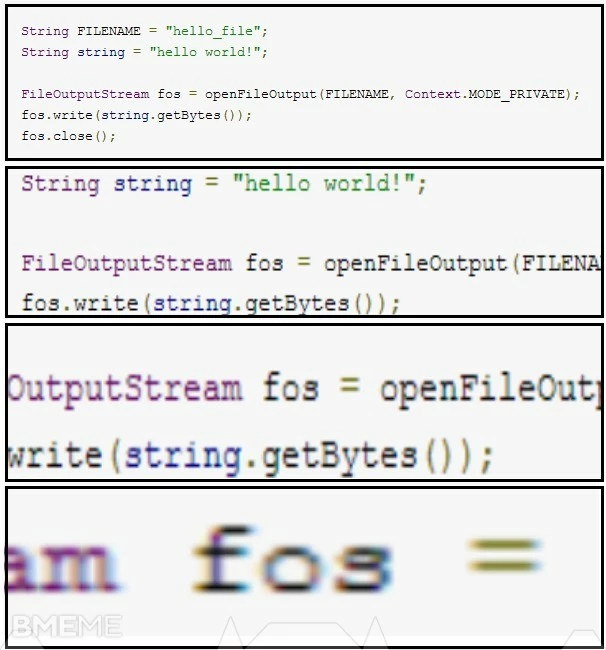 FileOutputStream