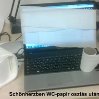 WC-papír osztás az SCH-ban