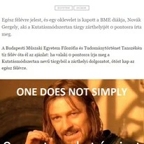 One does ...
