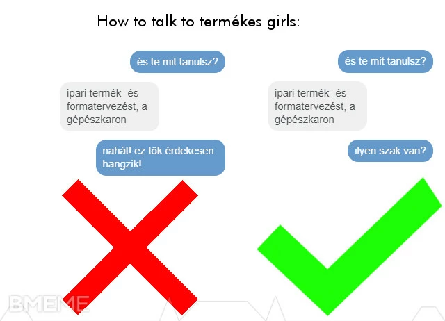 How to talk to termékes girls